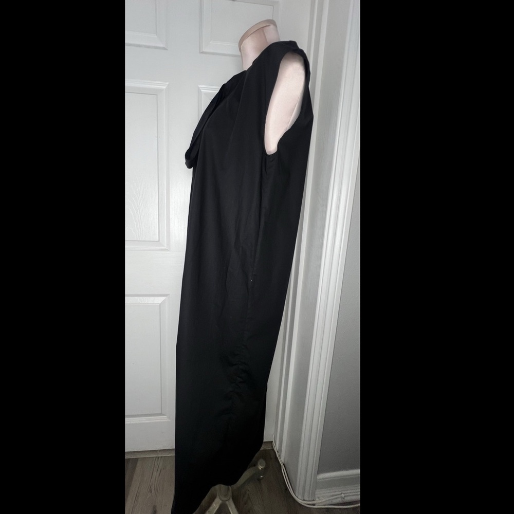 Cuyana Black Maxi Cotton Chic Dress Sz S - Picture 4 of 16